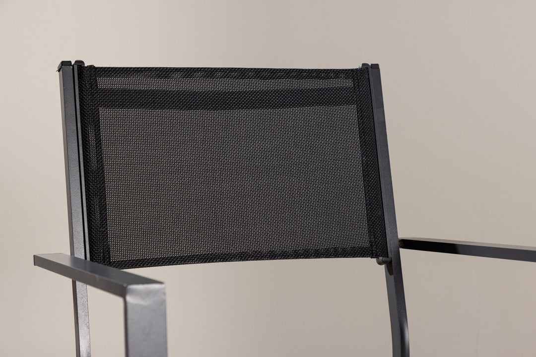 Venture Home Copacabana Stacking Chair - Black/Black - Ersätter 4231-408