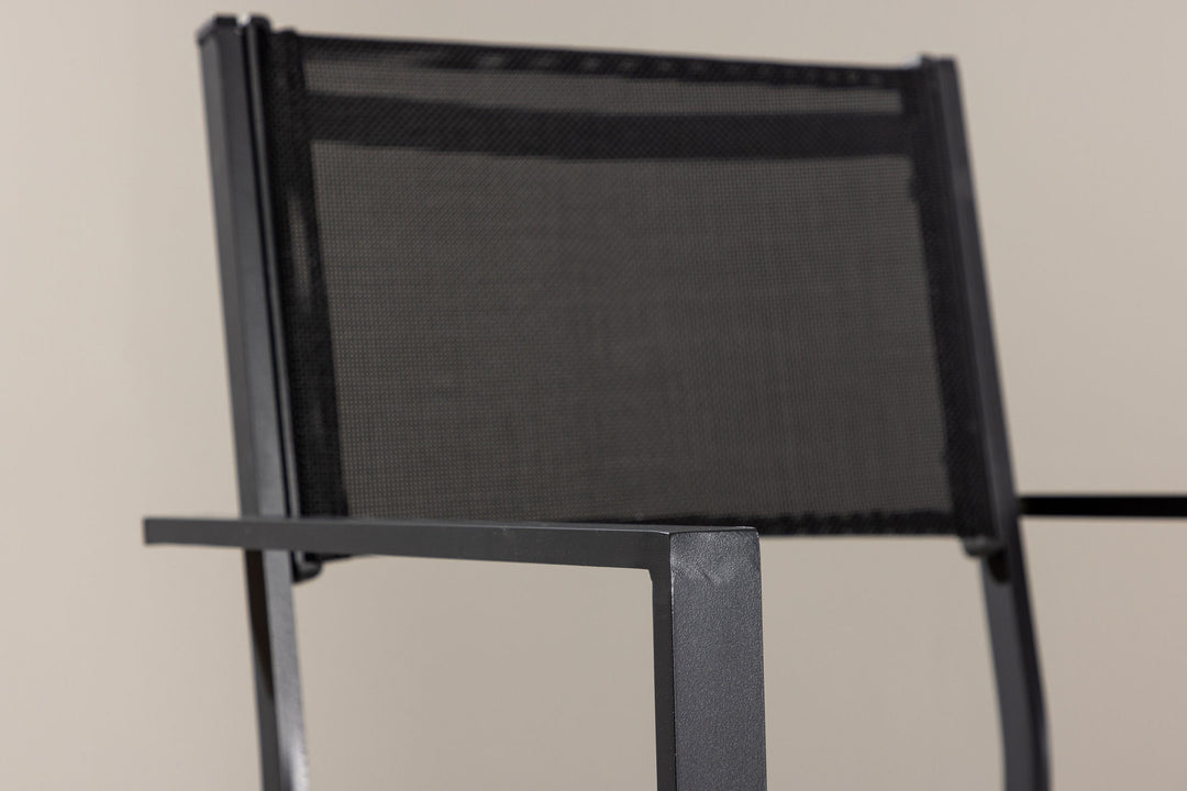 Venture Home Copacabana Stacking Chair - Black/Black - Ersätter 4231-408