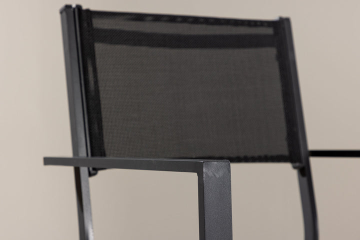 Venture Home Copacabana Stacking Chair - Black/Black - Ersätter 4231-408