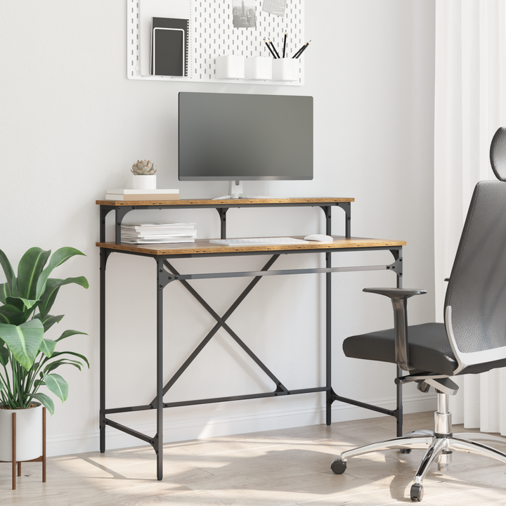 Bord Gammelt træ 100 x 50 x 90 cm Konstrueret træ