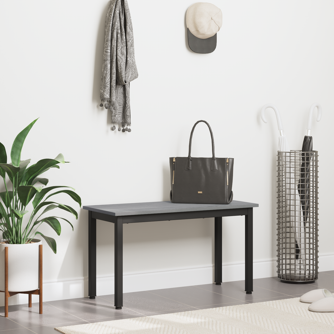 bænk Grå Sonoma 80 x 35 x 45 cm Konstrueret træ