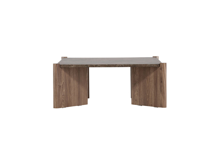 Venture Home Rogaland Sofa Table - Brown Marblelook/ MDF