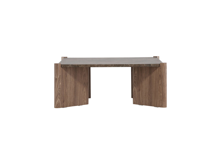 Venture Home Rogaland Sofa Table - Brown Marblelook/ MDF