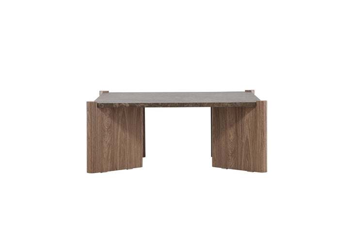 Venture Home Rogaland Sofa Table - Brown Marblelook/ MDF