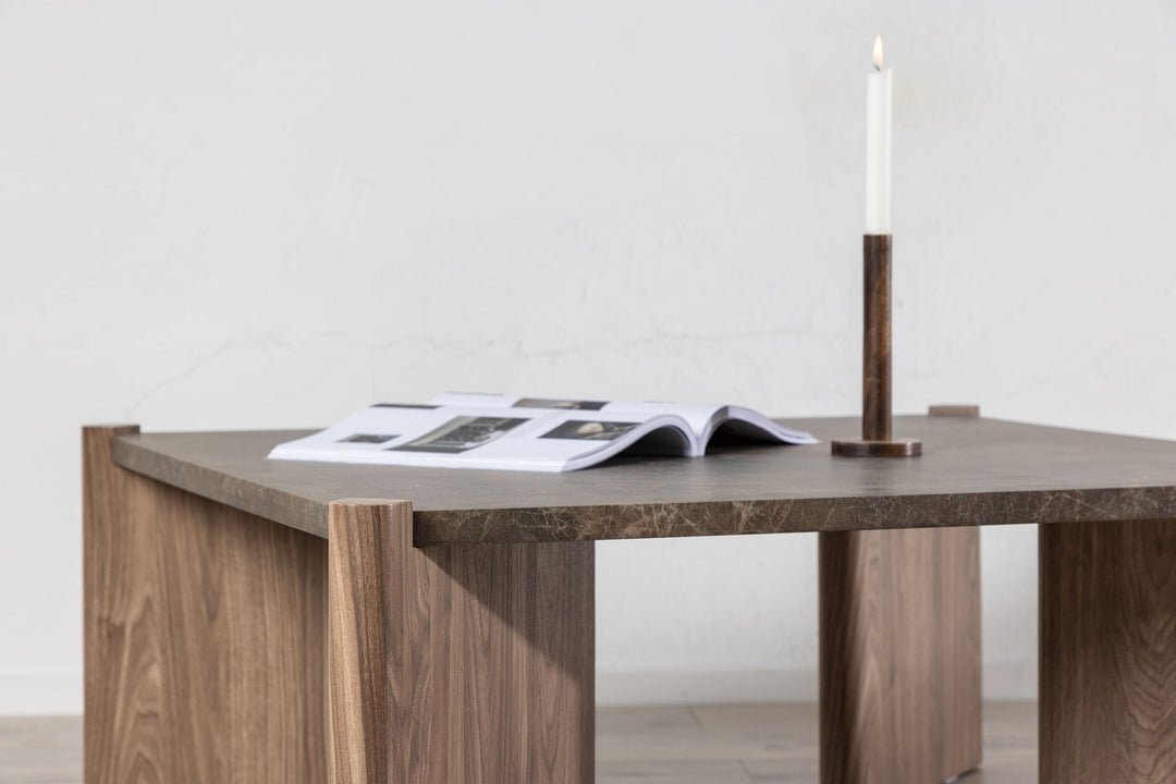 Venture Home Rogaland Sofa Table - Brown Marblelook/ MDF