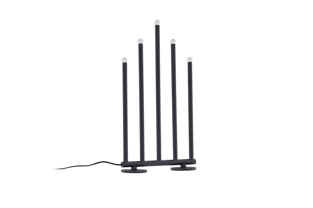 Venture Home Björnfjället Candlestick 40cm  - Matt Black Dimmer  /