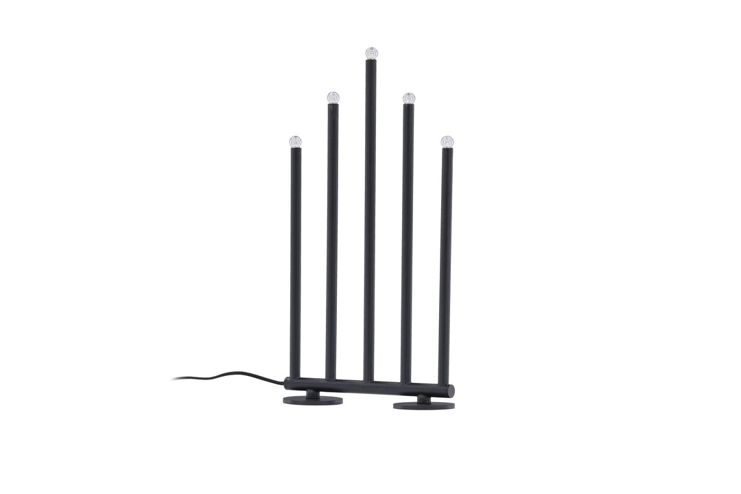 Venture Home Björnfjället Candlestick 40cm  - Matt Black Dimmer  /