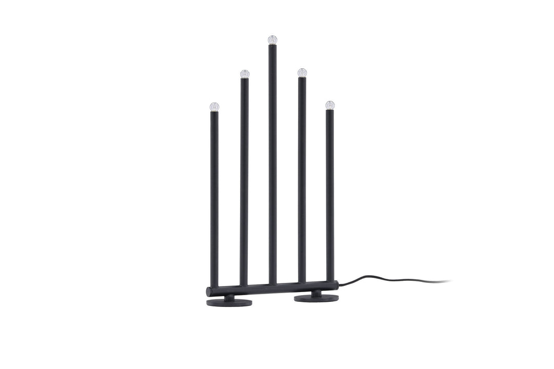 Venture Home Björnfjället Candlestick 40cm  - Matt Black Dimmer  /