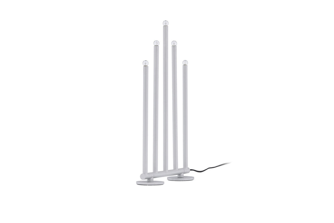 Venture Home Björnfjället Candlestick 40cm  - Matt Silver DImmer /