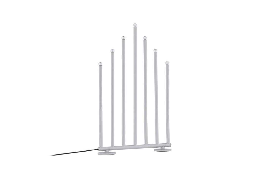 Venture Home Björnfjället Candlestick 50cm  - Matt Silver Dimmer /