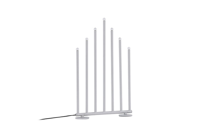 Venture Home Björnfjället Candlestick 50cm  - Matt Silver Dimmer /