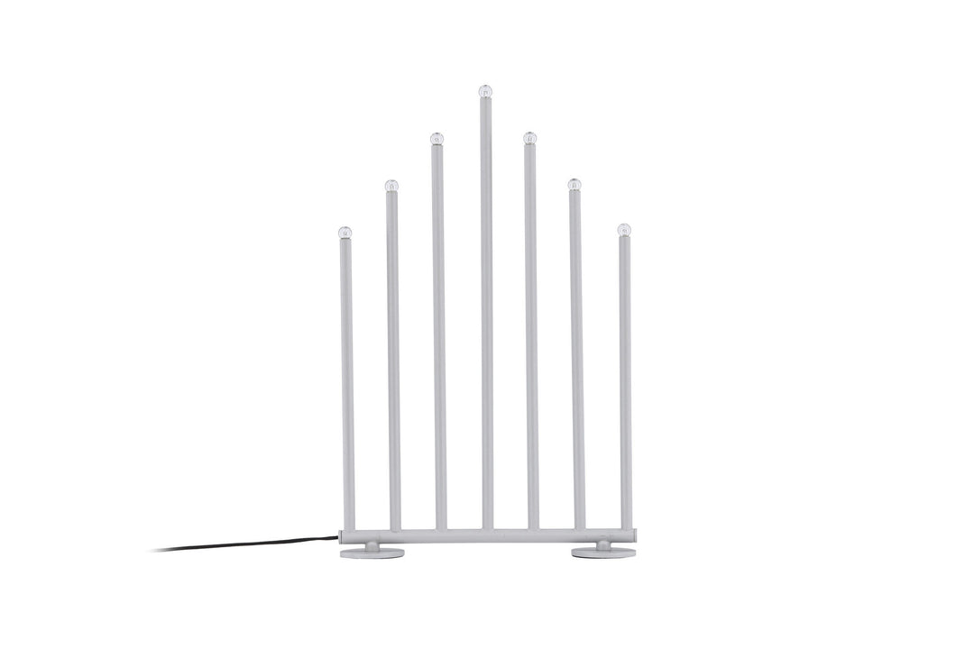 Venture Home Björnfjället Candlestick 50cm  - Matt Silver Dimmer /