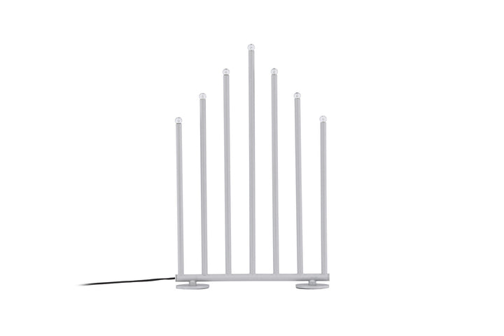 Venture Home Björnfjället Candlestick 50cm  - Matt Silver Dimmer /
