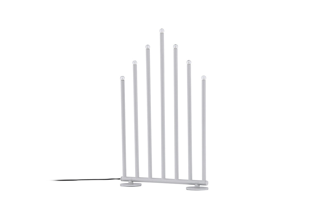 Venture Home Björnfjället Candlestick 50cm  - Matt Silver Dimmer /