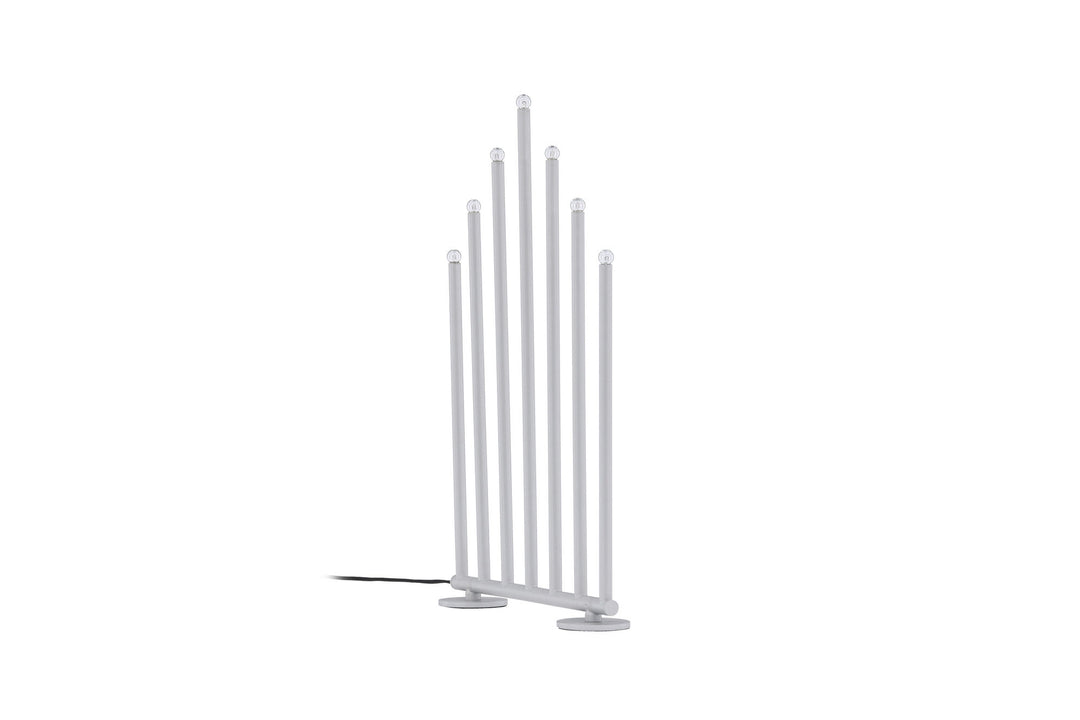 Venture Home Björnfjället Candlestick 50cm  - Matt Silver Dimmer /