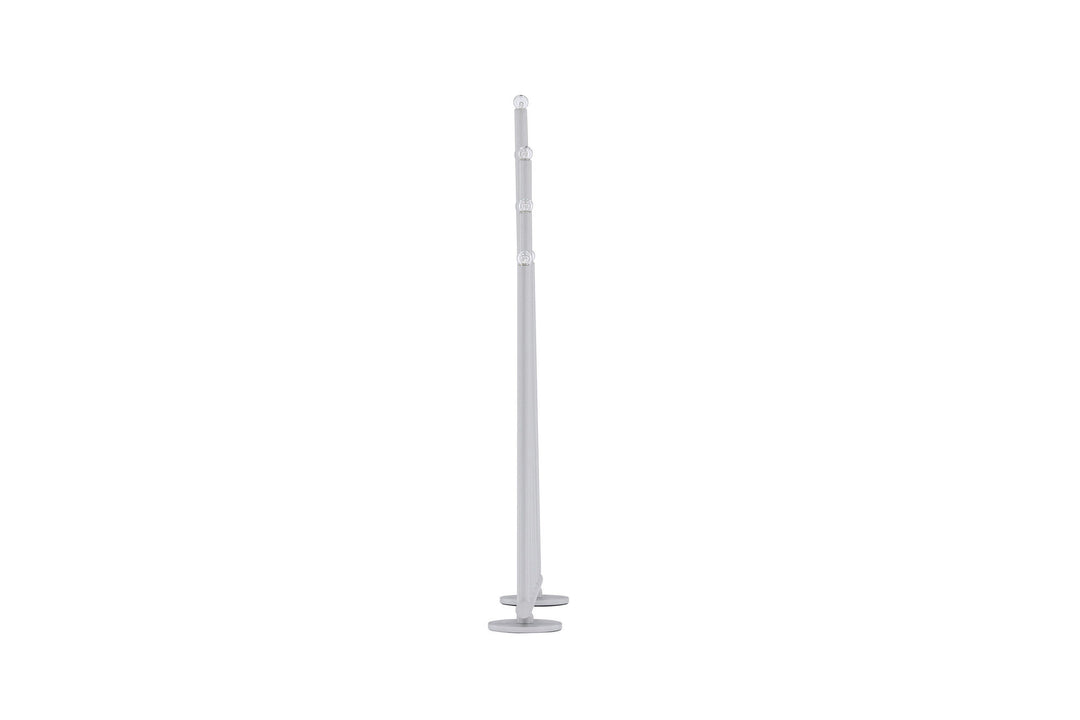 Venture Home Björnfjället Candlestick 50cm  - Matt Silver Dimmer /