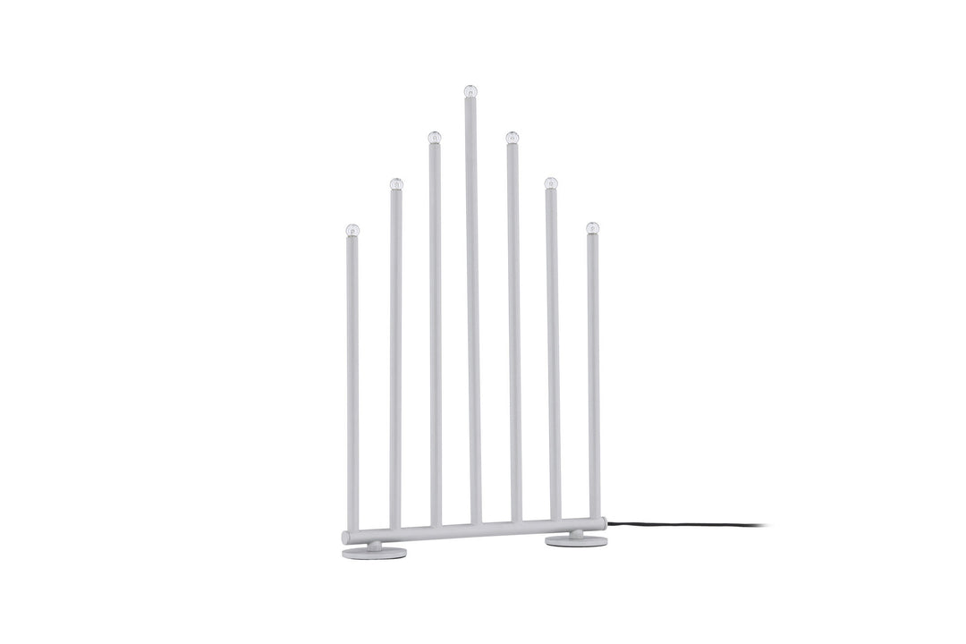 Venture Home Björnfjället Candlestick 50cm  - Matt Silver Dimmer /