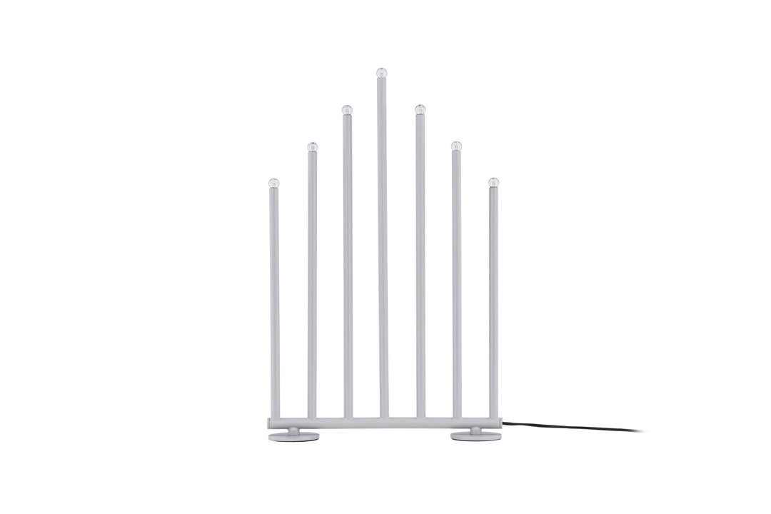 Venture Home Björnfjället Candlestick 50cm  - Matt Silver Dimmer /