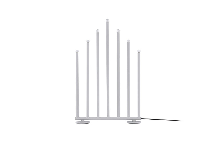 Venture Home Björnfjället Candlestick 50cm  - Matt Silver Dimmer /