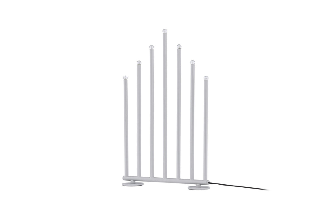 Venture Home Björnfjället Candlestick 50cm  - Matt Silver Dimmer /