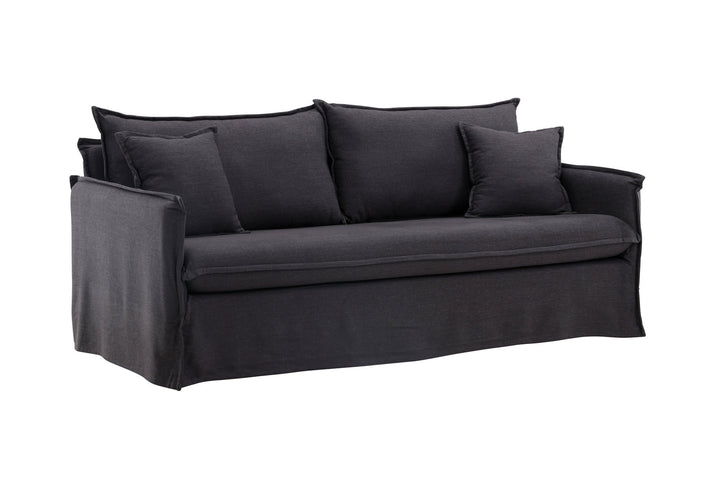 Venture Home Nova Sofa Wood/ Black Fabric