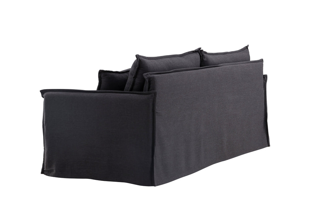 Venture Home Nova Sofa Wood/ Black Fabric