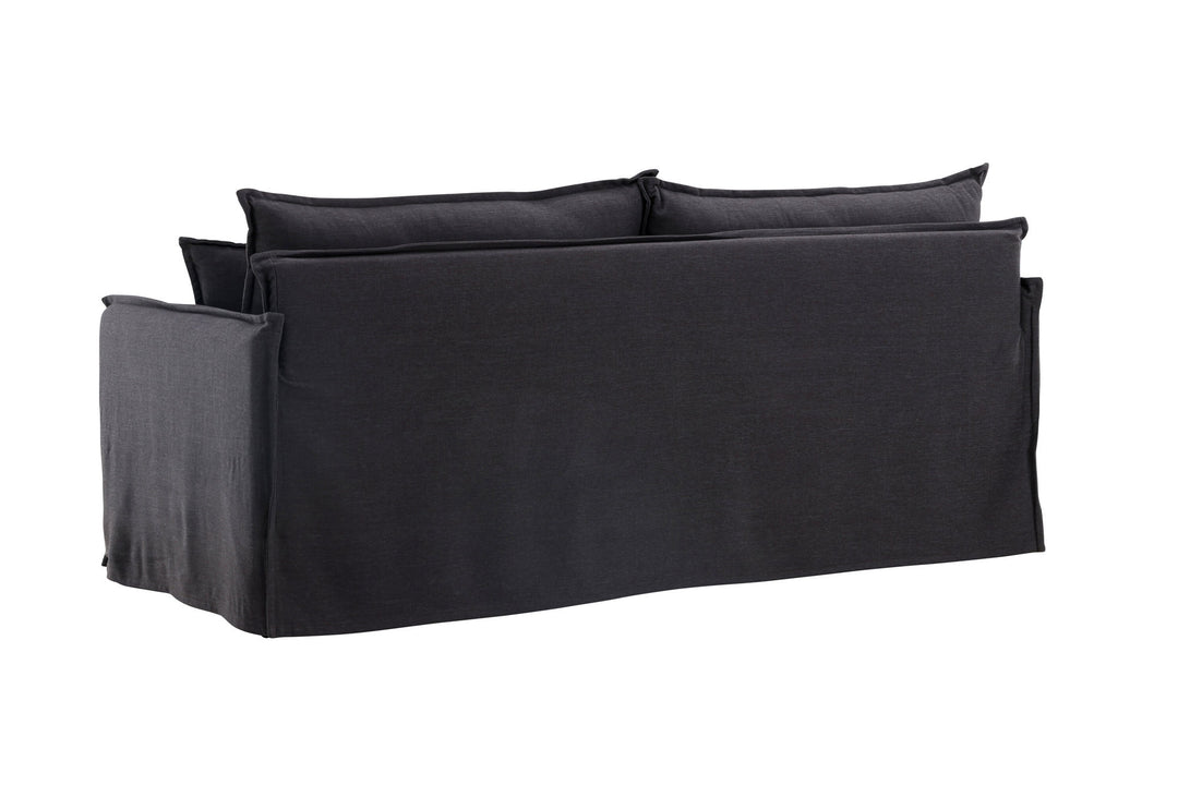 Venture Home Nova Sofa Wood/ Black Fabric