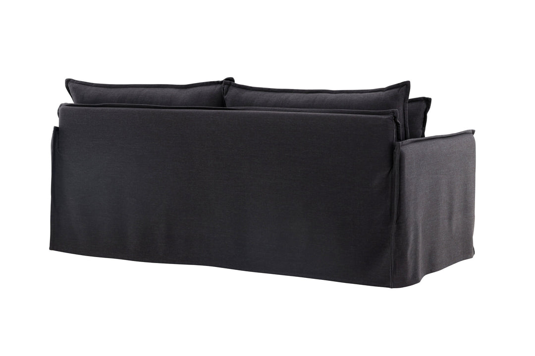 Venture Home Nova Sofa Wood/ Black Fabric