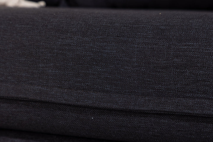 Venture Home Nova Sofa Wood/ Black Fabric