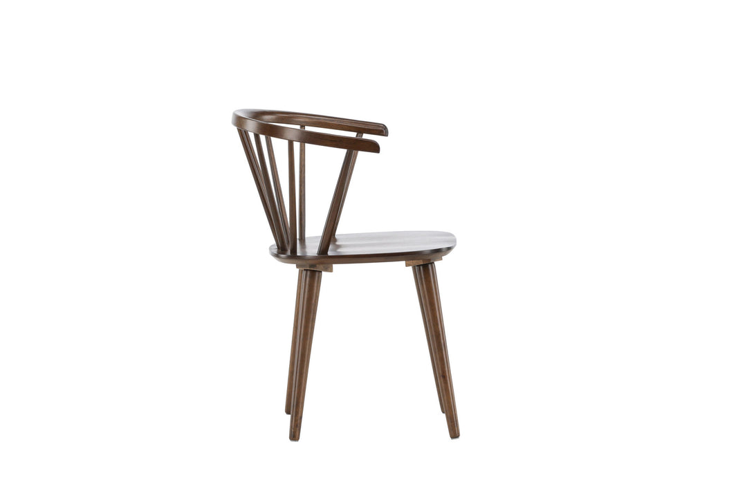 Venture Home Bobby Dining Chair 2-pack - Mocca / Solid Rubber Wood