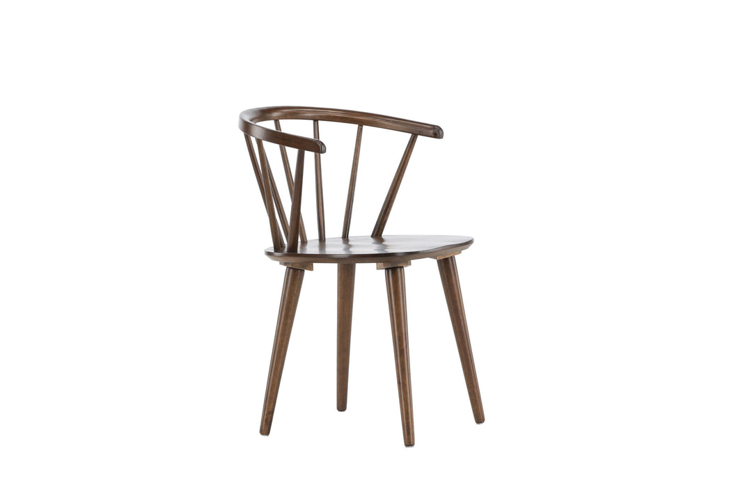 Venture Home Bobby Dining Chair 2-pack - Mocca / Solid Rubber Wood