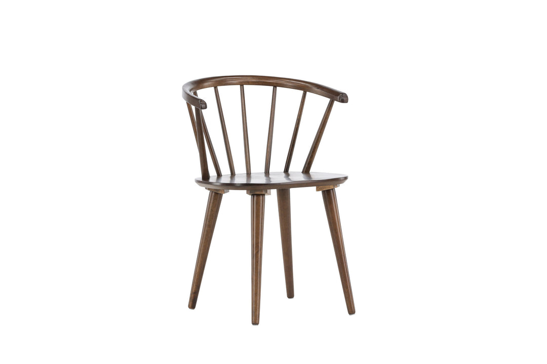 Venture Home Bobby Dining Chair 2-pack - Mocca / Solid Rubber Wood