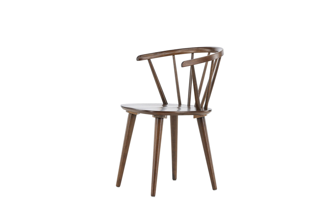 Venture Home Bobby Dining Chair 2-pack - Mocca / Solid Rubber Wood