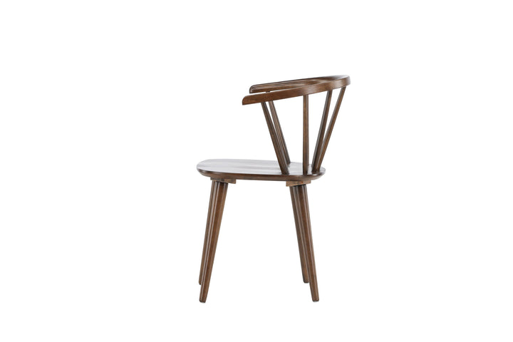 Venture Home Bobby Dining Chair 2-pack - Mocca / Solid Rubber Wood