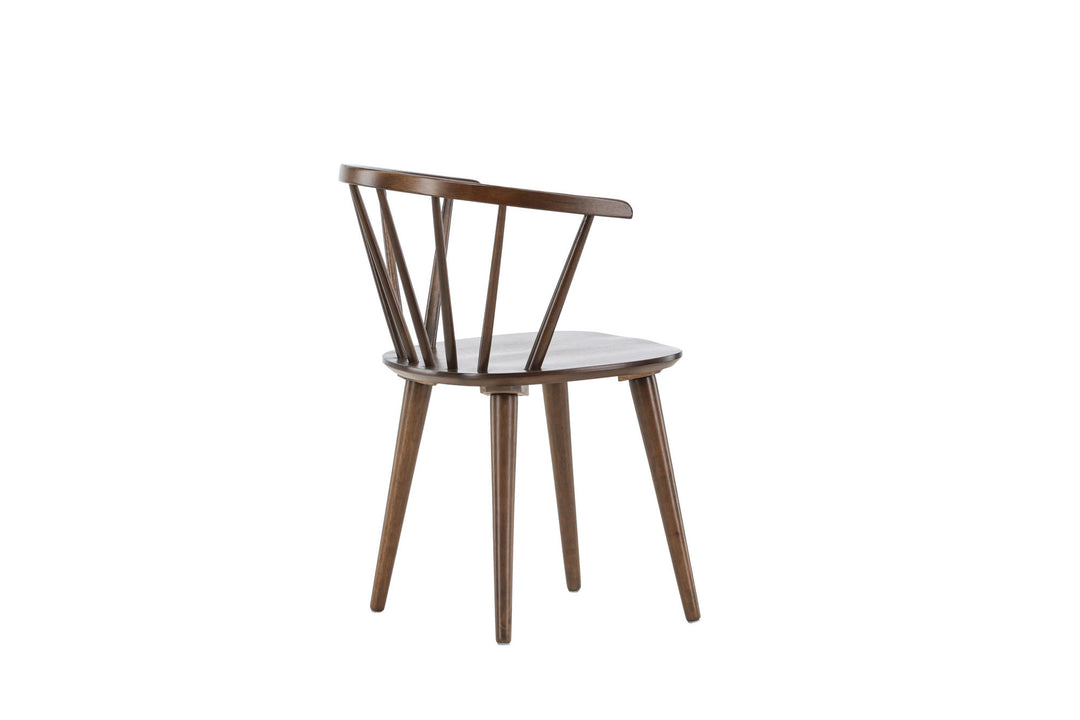 Venture Home Bobby Dining Chair 2-pack - Mocca / Solid Rubber Wood