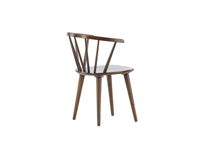 Venture Home Bobby Dining Chair 2-pack - Mocca / Solid Rubber Wood