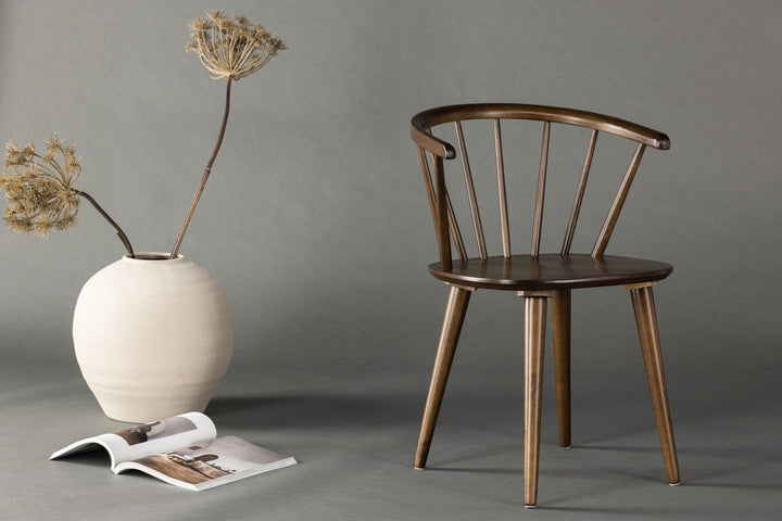 Venture Home Bobby Dining Chair 2-pack - Mocca / Solid Rubber Wood