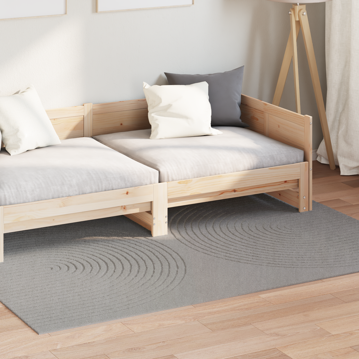 Områdetæpper Rektangulær GALATI Grå 170 x 120 cm Polyester