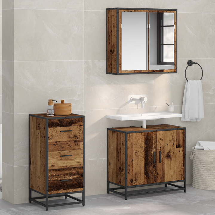 Sideboard Gammelt træ 35.5 x 35 x 76 cm