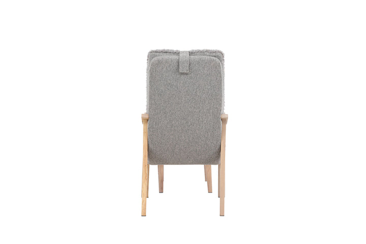Venture Home Fårö Lounge Chair - Oak Veneer / Light Grey