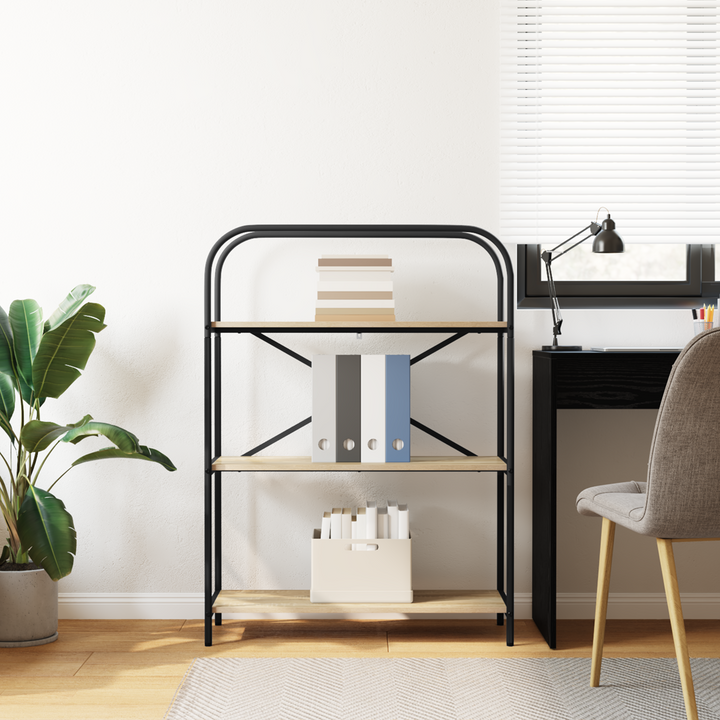 Bogreol Sonoma eg 80 x 30 x 109 cm Konstrueret træ