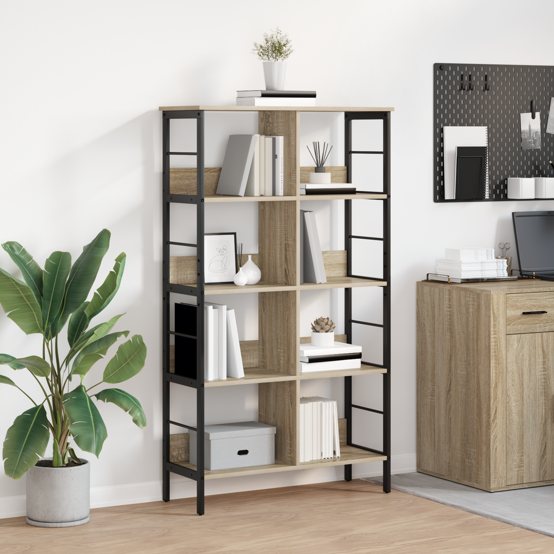 Bogreol Sonoma eg 82 x 32 x 144,5 cm Konstrueret træ