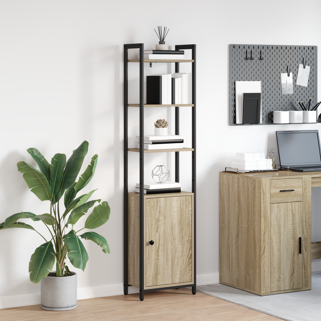 Bogskab Sonoma eg 40 x 24 x 161 cm Konstrueret træ