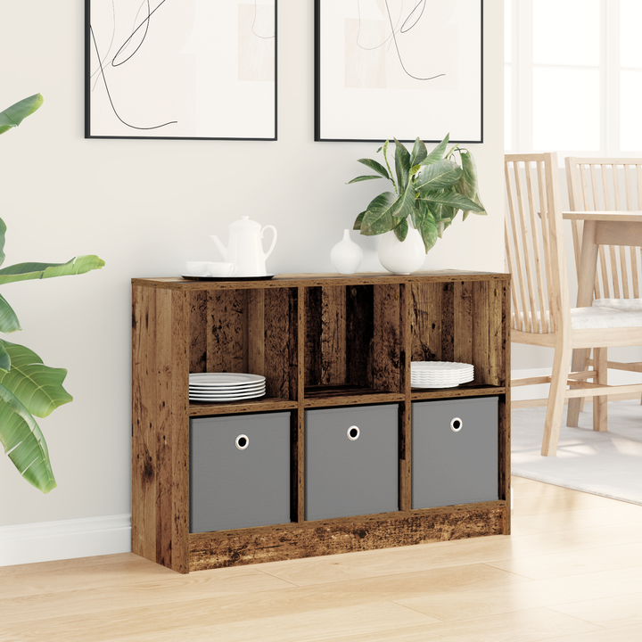 Sideboard med skuffe Gammelt træ 88,5 x 27,5 x 63,5 cm