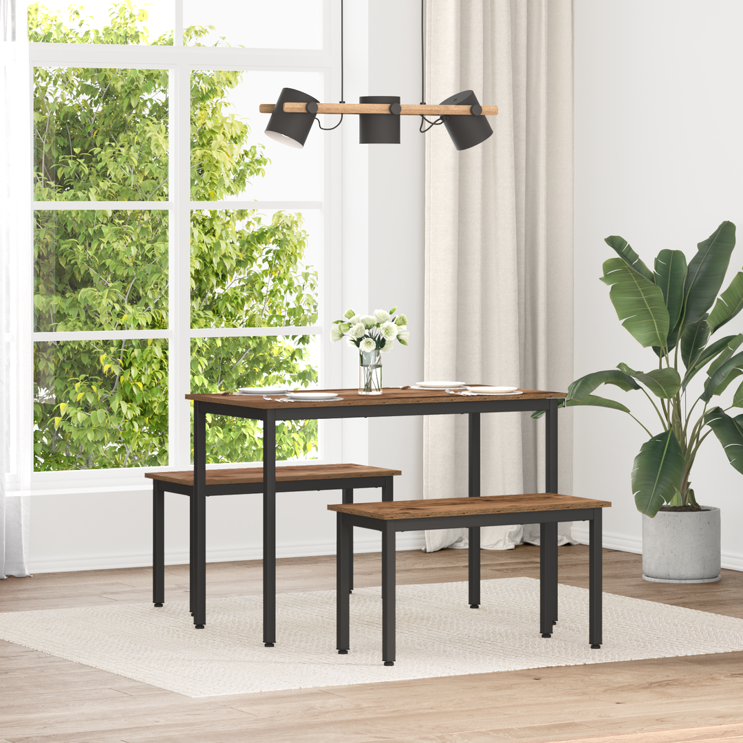bænk Gammelt træ 80 x 35 x 45 cm Konstrueret træ