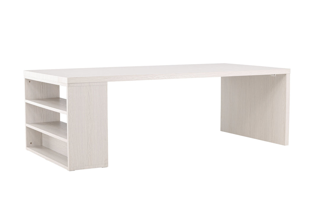 Venture Home Mika Dining Table 110x230 cm  - Whitewash /  Stonelook
