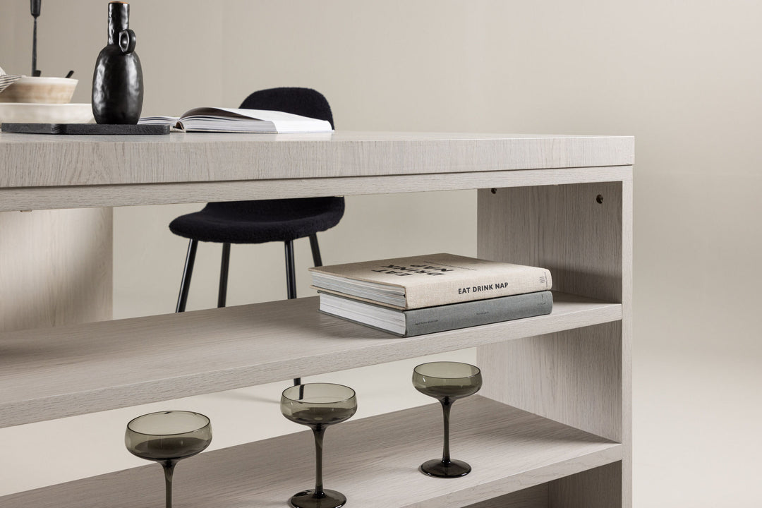 Venture Home Mika Dining Table 110x230 cm  - Whitewash /  Stonelook