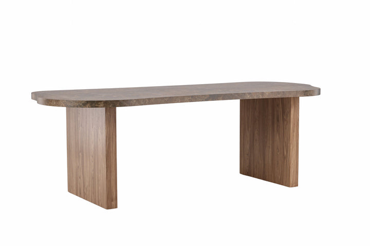 Vind Eleonora Dining Table 100x230 cm  - Brown  /  Marblelook