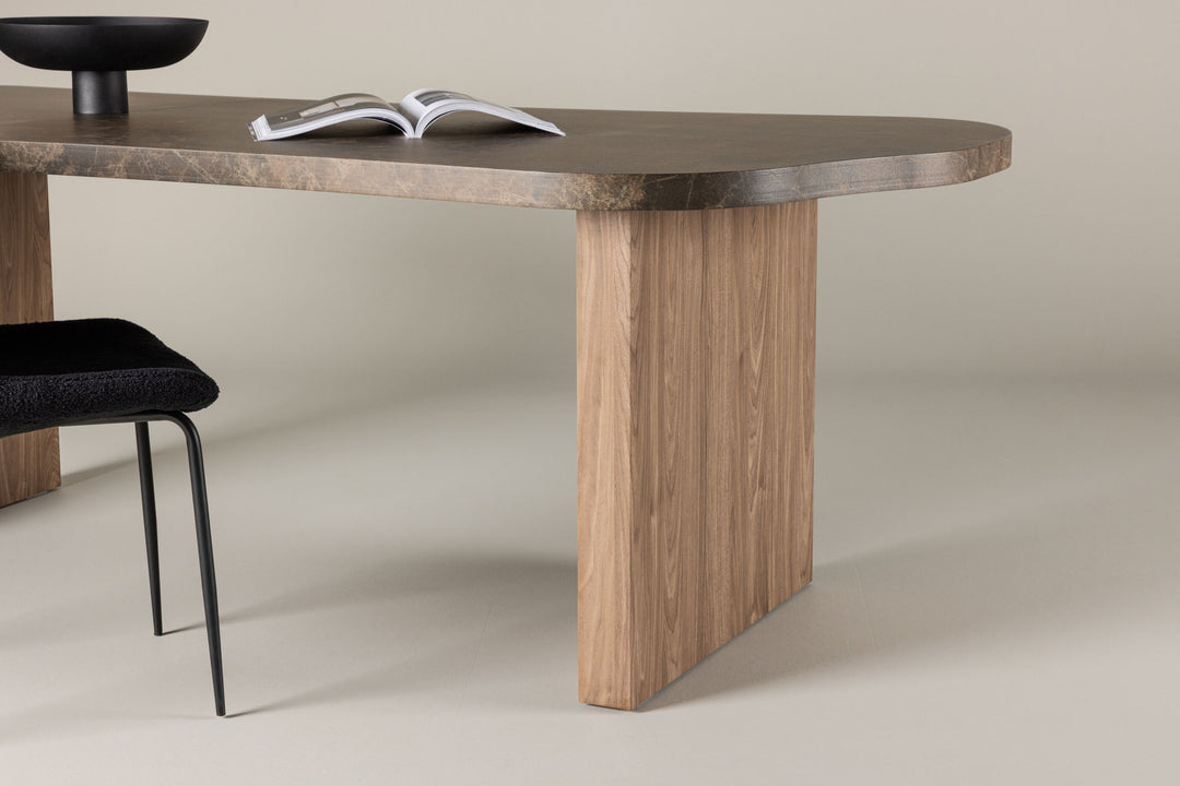 Vind Eleonora Dining Table 100x230 cm  - Brown  /  Marblelook