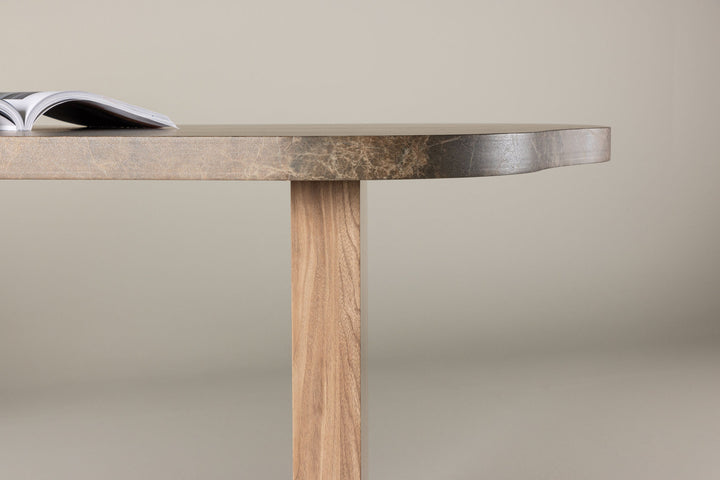 Vind Eleonora Dining Table 100x230 cm  - Brown  /  Marblelook
